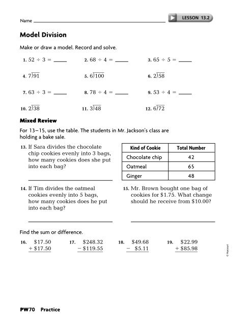 Practice Workbook SE - East Penn School District