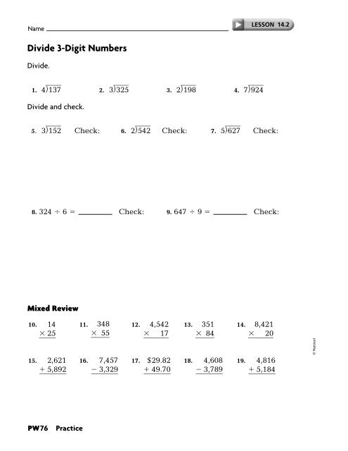 Practice Workbook SE - East Penn School District