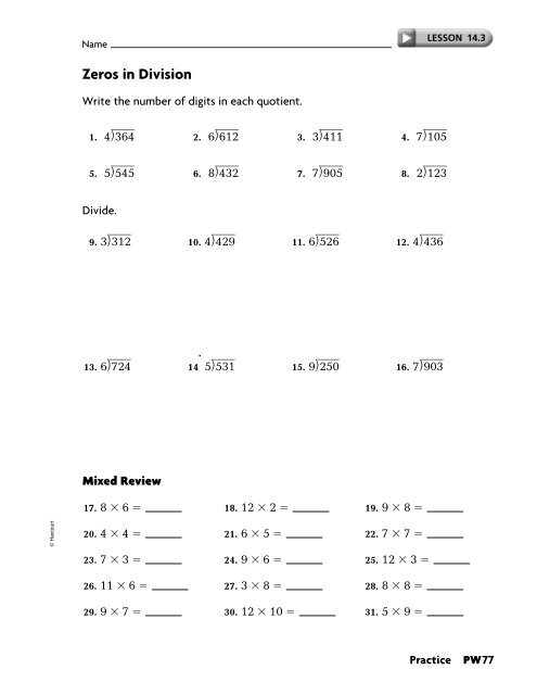 Practice Workbook SE - East Penn School District