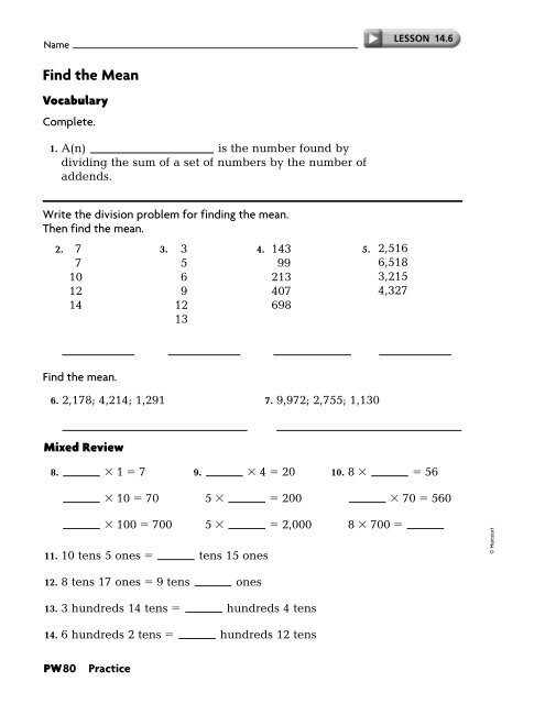 Practice Workbook SE - East Penn School District