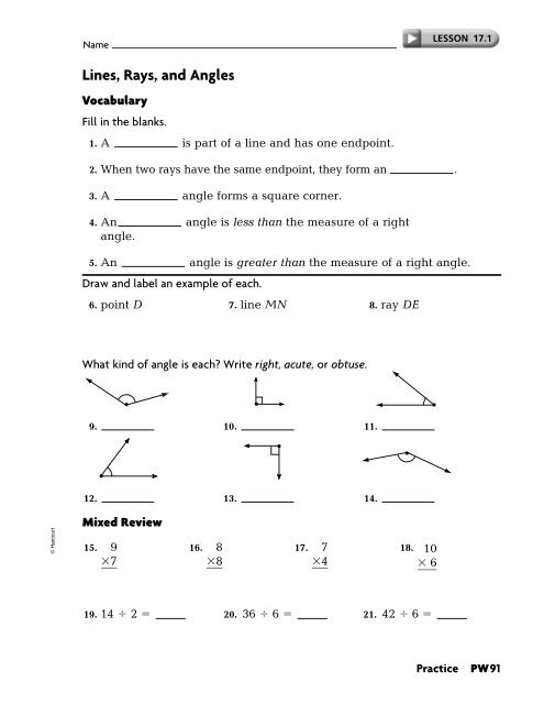 Practice Workbook SE - East Penn School District