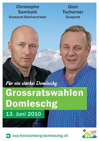 Flyer SVP Heinzenberg-Domleschg.indd - SVP GraubÃ¼nden