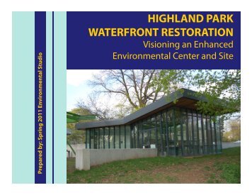 highland park waterfront restoration - Sustainable Raritan River ...