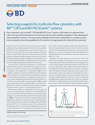 Selecting reagents for multicolor flow cytometry with BD™ LSR II ...