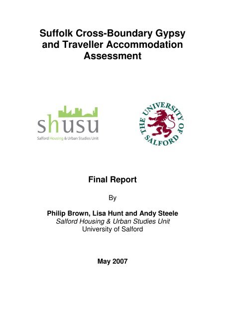 Suffolk Cross-Boundary Gypsy and Traveller Accommodation ...