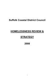Suffolk Coastal District Council HOMELESSNESS REVIEW ...