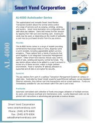 AL4000 - Smart Vend Corporation
