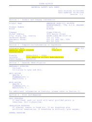 SIGMA-ALDRICH MATERIAL SAFETY DATA SHEET ... - JCB Conseils