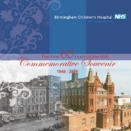 Sixty years of the NHS - Birmingham Children's Hospital