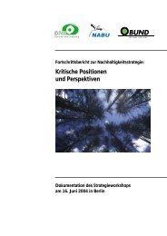 Fortschrittsbericht zur Nachhaltigkeitsstrategie - Nachhaltigkeits-Check