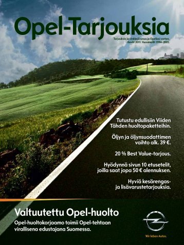 Valtuutettu Opel-huolto - Laakkonen.fi / Opel / Etusivu - Autotalo ...