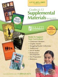 Supplemental Materials - Follett Educational Services