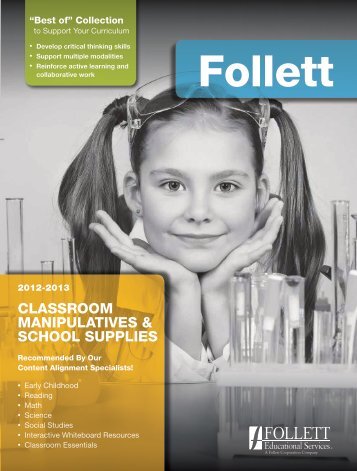 Classroom maniPulatiVes & sChool suPPlies - Follett Educational ...