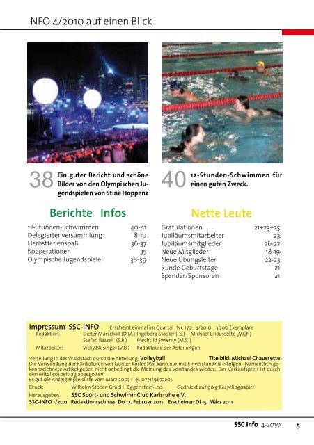 4-2010 - Sport und Schwimmclub Karlsruhe eV