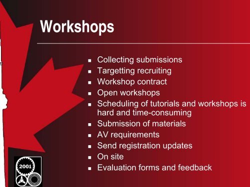 ICSE 2001 Postmortem Report - International Conference on ...