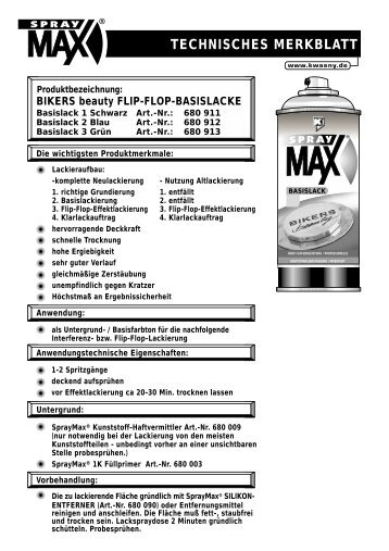 Techn. Datenblatt fÃ¼r BIKERS Basis