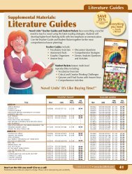 Literature Study Guide Titles (Updated 5/2008)