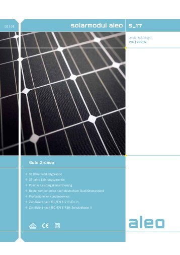 Aleo S17 195/200 - Activity Solar