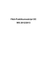 F&A Praktikumsskript-OC WS12_13