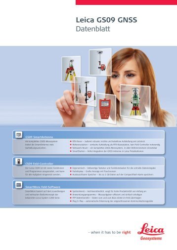 Leica GS09 GNSS Datenblatt - Leica Geosystems