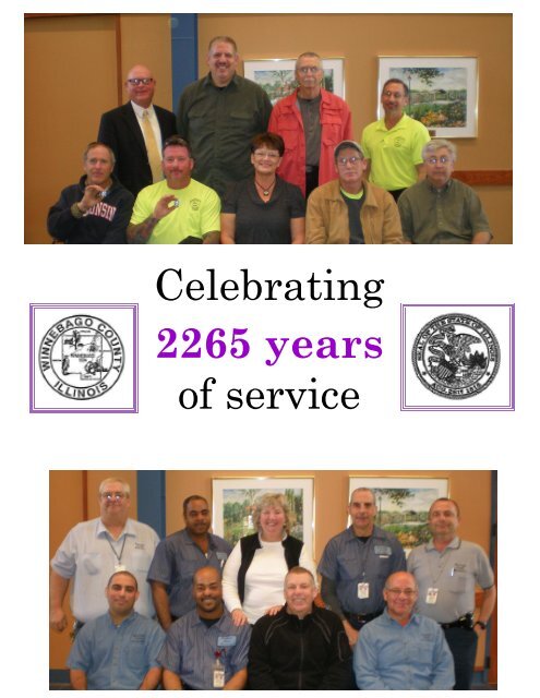 Service Awards 2013 Special Edition - Winnebago County, Illinois