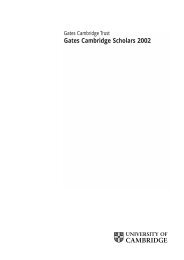 65389 Gates Cambridge 2002 - Gates Cambridge Scholarships