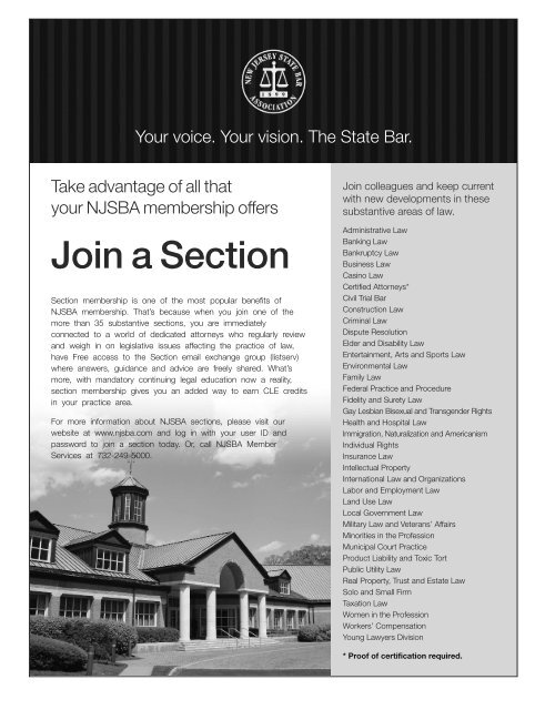 Member Directory - New Jersey State Bar Association