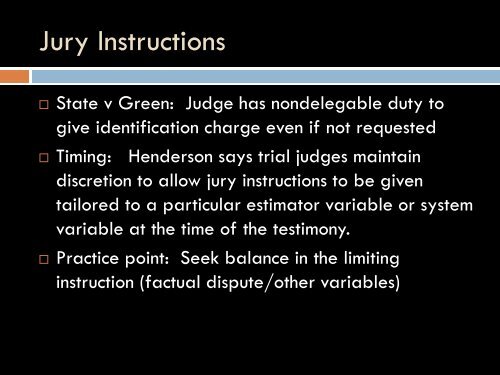 State v. Henderson and the New Model Jury Charges - New Jersey ...