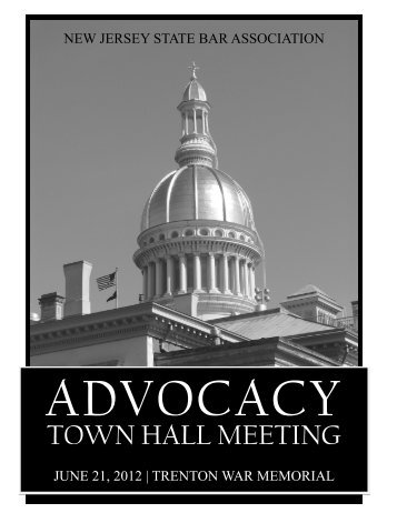 Advocacy Town Hall Meeting - New Jersey State Bar Association