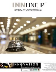 hospitality voice messaging - Innovation Technologies Worldwide