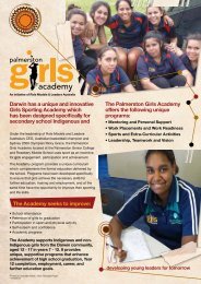 PGA: Information Brochure (1.01 mb) - Palmerston Girls Academy