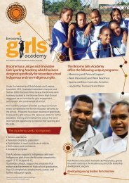 The Broome Girls Academy - Role Models & Leaders Australia