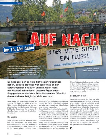 Auf an den Doubs - Fischertreffen in Goumois 14.05.2011