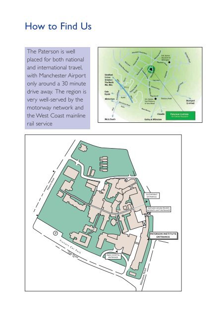 Paterson Institute for Cancer Research SCIENTIFIC REPORT 2005