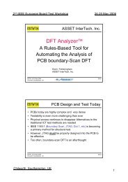 DFT Analyzer™ - Board Test Workshop Home Page