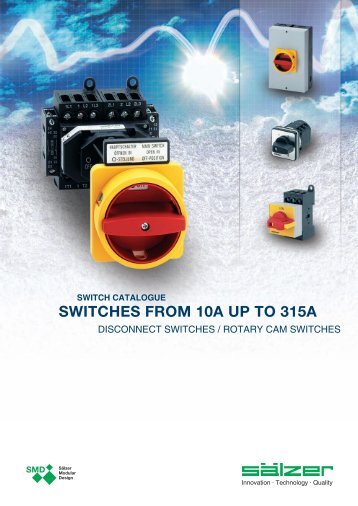 Salzer Rotary Cam Switches Catalog - Industrial Safety Controls, Inc.