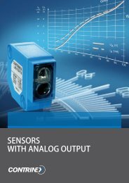 SENSORS wITH ANALOg OUTPUT