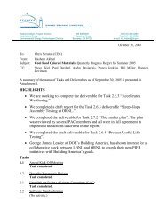 Quarterly Progress Report 2005-Q3 [format: PDF] - The Cool Colors ...