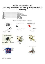 UK-electronic Â©2010/13 Assembly manual for the Kit Big Muff ...