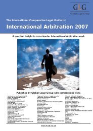 International Arbitration 2007 - Mackrell International