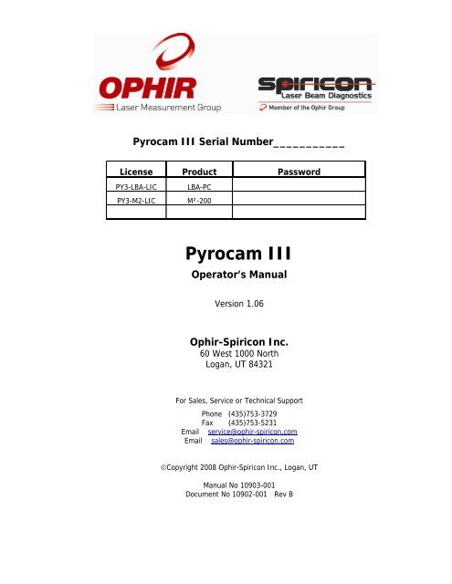 Pyrocam III