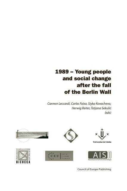 19 A Young People And Social Change After The Fall Of The Berlin Wall