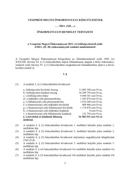 12. MeghÃ­vÃ³ 2011.12.29. - VeszprÃ©m megye honlapja