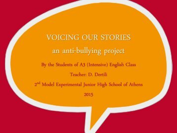 an anti-bullying project