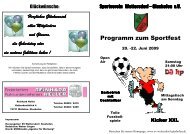 Programm zum Sportfest - SV Wettersdorf/Glashofen