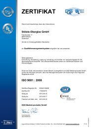 ISO 9001 - Stölzle-Oberglas