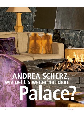 ANDREA SCHERZ, - hoteljournal.ch