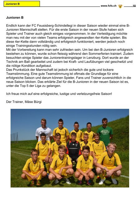 Weni Flash 2012 (2) - FC Feusisberg-Schindellegi