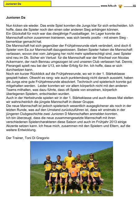 Weni Flash 2012 (2) - FC Feusisberg-Schindellegi