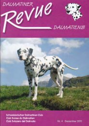 Hier finden Sie die Revue 4-2011 (2,1 MB) - Dalmatiner.ch